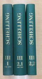 Friedrich Wilhelm Joseph Schelling Historisch-Kritische Ausgabe. Reihe III : Briefe Bd.1, 2-1.2-2