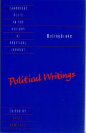 Bolingbroke : Political Writings