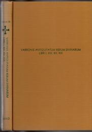 M. Terenti Varronis Antiquitatum rerum divinarum libri I, XIV, XV, XVI