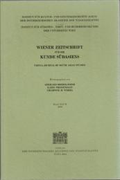Wiener Zeitschrift Fur Die Kunde Sudasiens/Vienna Journal of South Asian Studies: Band 47