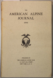 THE AMERICAN ALPINE JOURNAL    ASCENT OF HIDDEN PEAK／EAST OF MOUNT McKINLEY／他