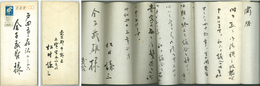 松村謙三書簡  （金子武雄宛）