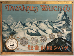 TAVANNES WATCH Co. （ポスター）  タバン 登録商標