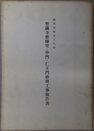 静岡県指定文化財智満寺薬師堂・中門・仁王門修理工事報告書 