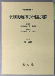 中国知的所有権法の理論と実際 中国法学全集 ８