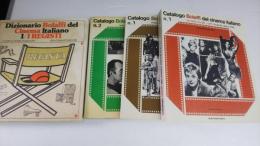 Dizionario Bolaffidel Cinema Italiano 1/1REGISTI、　
Catalogo Bolafti del cinema italiano（3冊） 1945/1955、1956/1965、1966/1975　（計4冊）
