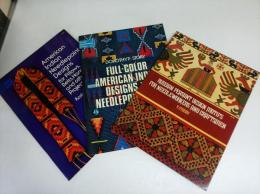 民族（インデアン　ロシア農人）伝統図案デザインモチーフ（3冊組）