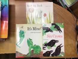 レオ・レオニ冊子絵本『Inchi by Inch（ひとあしひとあし）』『It's Mine!（ぼくのだ！わたしのよ！）』『Six Crows（6わのからす）』三冊一括