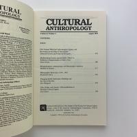 CULTURAL ANTHROPOLOGY　vol.8 no.3　Aug 1993