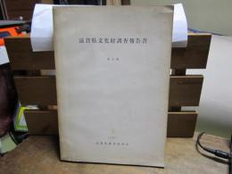 滋賀県文化財調査報告書　-第3冊-　1967