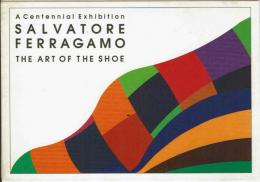 A Centennial Exhibition SALVATORE FERRAGAMO The Art of The Shoe　サルヴァトーレ・フェラガモのポストカード集　洋書