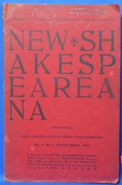 New Shakespeareana VOL.Ⅱ. No.1. January March 1903