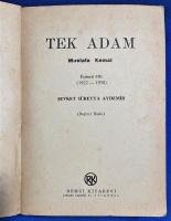 トルコ語　『TEK ADAM MUSTAFA KEMAL 3.C〓LT 1922～1938』　ワンマン　ムスタファ・ケマル 第3巻 1922～1938