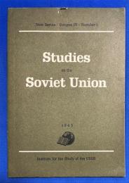 英文書　『Studies on the Soviet Union　 New Series Volume IV Number 31』