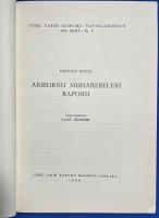 トルコ語　『ARIBURNU MUHAREBELER〓 RAPORU』 アリブルヌ戦レポート