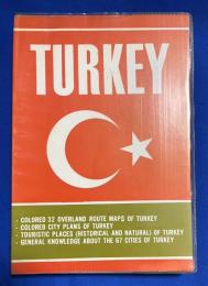 洋書　『TURKEY　　(COLORED 32 OVERLAND ROUTE MAPS OF TURKEY
COLORED CITY PLANS OF TURKEY
TOURISTIC PLACES (HISTORICAL AND NATURAL) OF TURKEY GENERAL KNOWLEDGE ABOUT THE 67 CITIES OF TURKEY)』