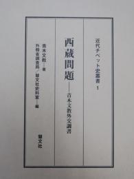 西蔵問題 : 青木文教外交調書　近代チベット史叢書１