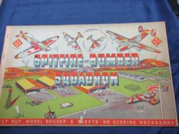 洋　オーストラリア製　紙製　おもちゃ/Spitfire and Bomber Squadron. Cut Out, Model Builder - 6 Sheets 