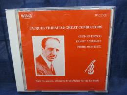 CD/CD/ジャック・ティボー協奏曲集 Enesco Ansermet Monteux /WCD34 JACQUES THIBAUD & Great Conductors/WCD34