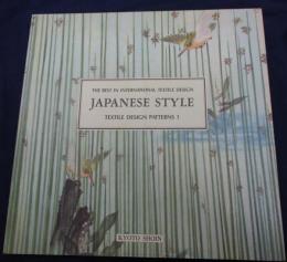 Japanese style  textile design patterns