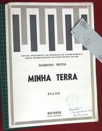 【ピアノ譜】MINHA TERRA【楽譜】ブラジル音楽