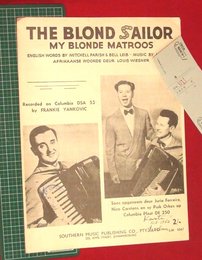 【ピアノ譜】THE BLOND SAILOR-MY BLONDE MATROOS【楽譜】ブラジル音楽