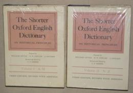 The shorter Oxford English dictionary on historical principles