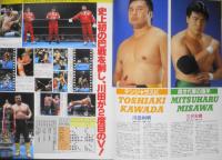 全日本プロレス　'98チャンピオン・カーニバル　パンフレット　チケット半券付き　6
