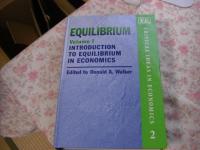 Equilibrium 3冊揃
Critical ideas in economics