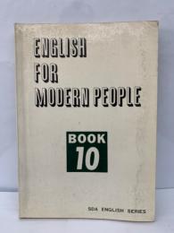 ENGLISH　FOR　MODERN PEOPLE
BOOK 10