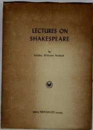 LECTURESONSHAKESPEARE