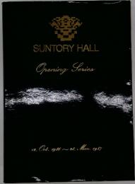 SUNTORY　HALL　Opening　Series