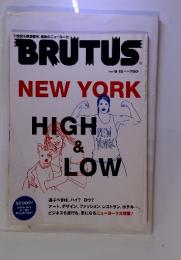 BRUTUS　NEW YORK　HIGH&LOW　2003年9月　号