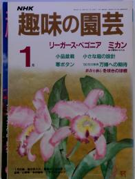 NHK　趣味の園芸　リーガースベゴニア ミカン　昭和62年1月発行　
