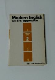 Modern English an oral approach elementary course