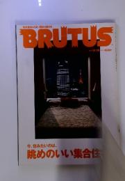 BRUTUS　2001年11月15日号　今、住みたいのは、眺めのいい集合住宅。