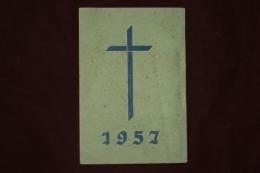 カトリック教会祝日表及び全日本カトリック教会所在地　1957年
