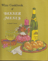 洋書　Wine Cookbook of DINNER MENUS