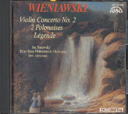 CD：ヴィエニャフスキ　ヴァイオリン協奏曲　第2番、他