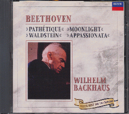 CD「BEETHOVEN　PAthetique  Moonlight Waldstein Appassionata 」