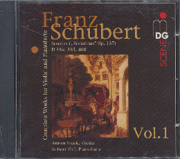 CD「Franz Schubert / Complete Works for Violin and Pianoforte 」