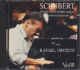 ＣＤ「SCHUBERT / RAFAEL OROZCO (piano) 」