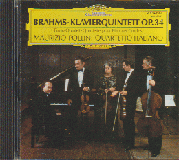CD: ブラームス ピアノ五重奏曲作品34