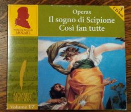 【輸入盤中古CD 】MOZART Volume 17
operas Il sogno di Scipione Cosi fan tutte CD5枚組