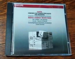 【輸入盤中古CD】 BARTOK:CONCERTO 2PIANOS, PERCUSSION AND ORCHSTRA MALTHA ARGERICH.NELSON FREIRE