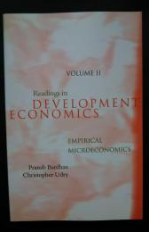 Reading in Development Economics:volume 2  Empirical Microeconomics