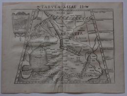 アジア第二地図（サルマチア地方）『コスモグラフィア』（1580年ラテン語版）より