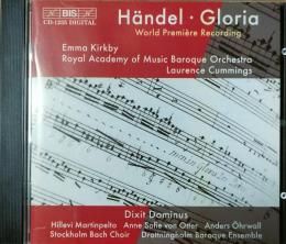CD（輸入・クラシック）　Handel　：　Gloria、　Dixit Dominus