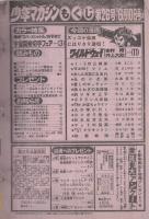 週刊少年マガジン　昭和56年26号　昭和56年6月10日号　表紙画・井上大助「ワイルドウェイ」