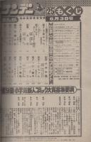 週刊少年サンデー　昭和56年25号　昭和56年6月3日号　表紙画・内山まもる「番外甲子園」